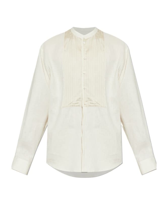 Dsquared2 Pintuck Linen Shirt