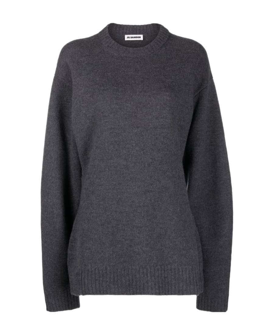 crew-neck wool jumper