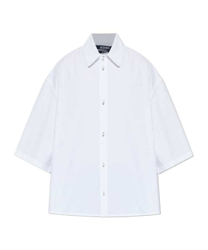 Jacquemus Collared Short-Sleeve Shirt