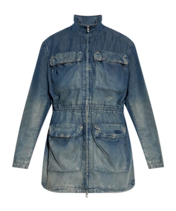 Diesel De Weny Logo Embroidered Jacket