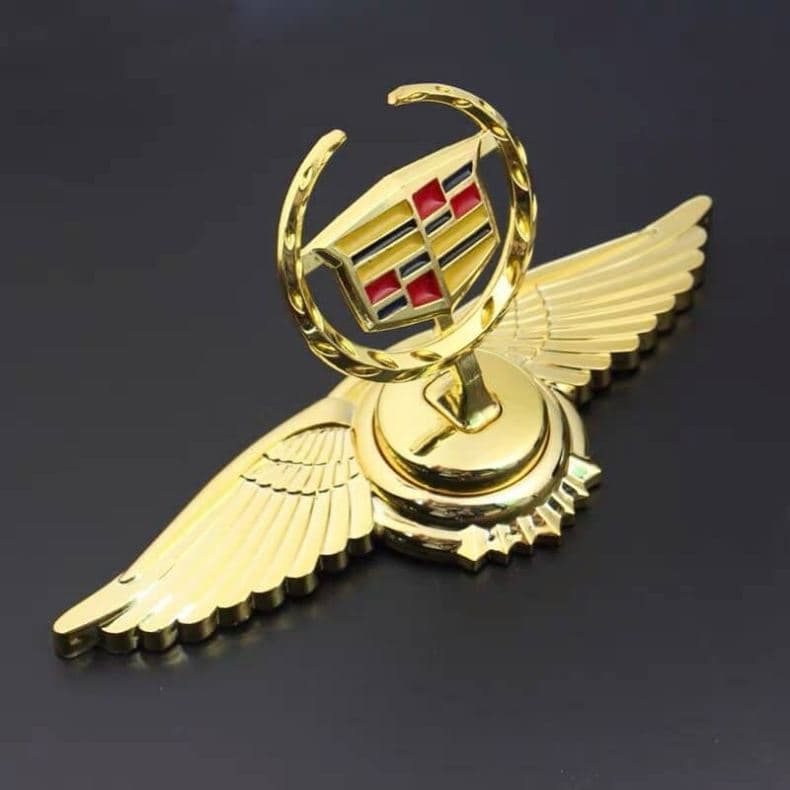 Gold Cadillac Emblem Front Badge Sticker