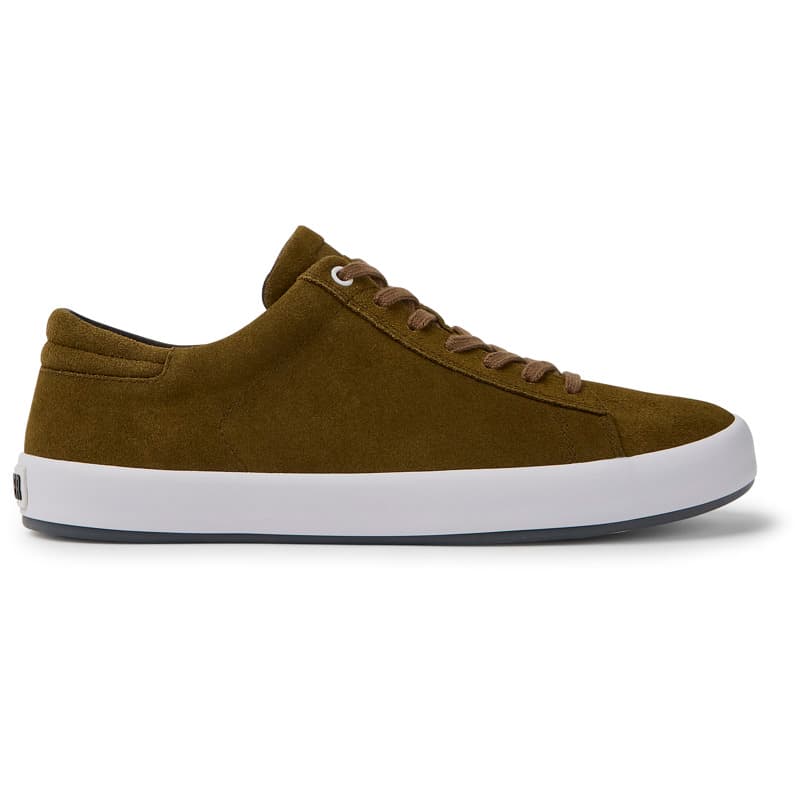 CAMPER Andratx - Baskets pour Homme - Vert, taille 39, Cuir velours