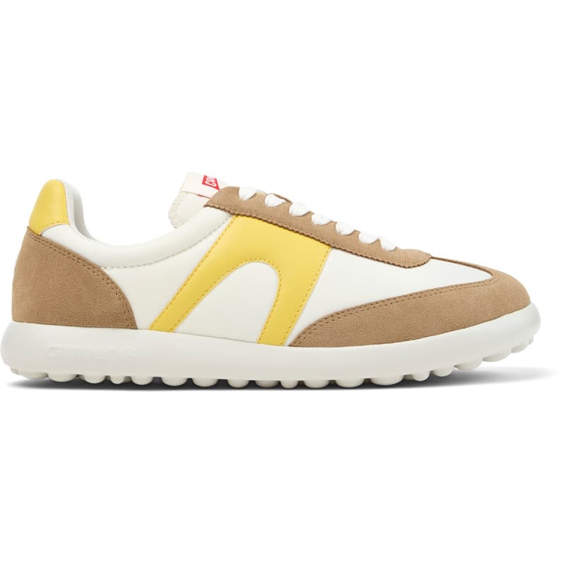 CAMPER Pelotas Xlite - Chaussures casual pour Homme - Blanc,Marron,Jaune, taille 39, Tissu en coton