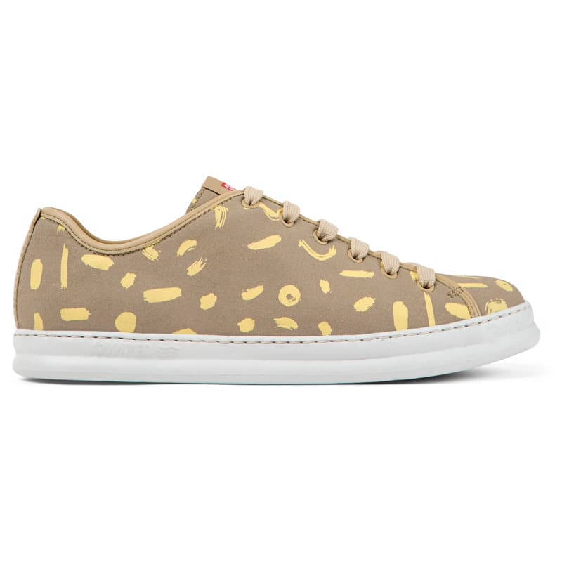 CAMPER Runner - Baskets pour Homme - Beige,Jaune, taille 40, Cuir lisse