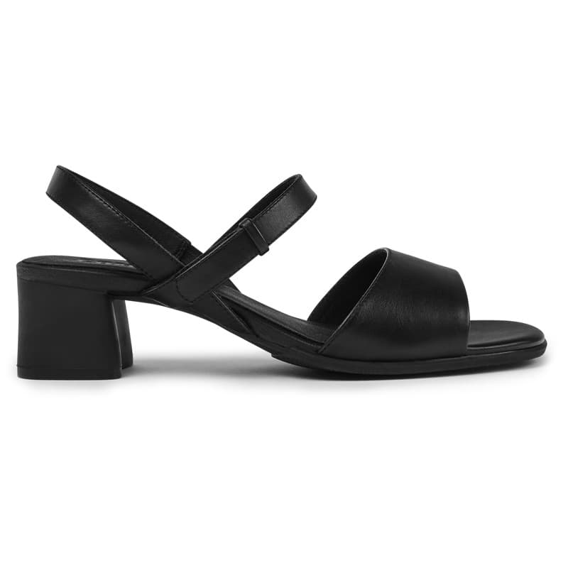 CAMPER Katie - Sandales pour Femme - Noir, taille 39, Cuir lisse