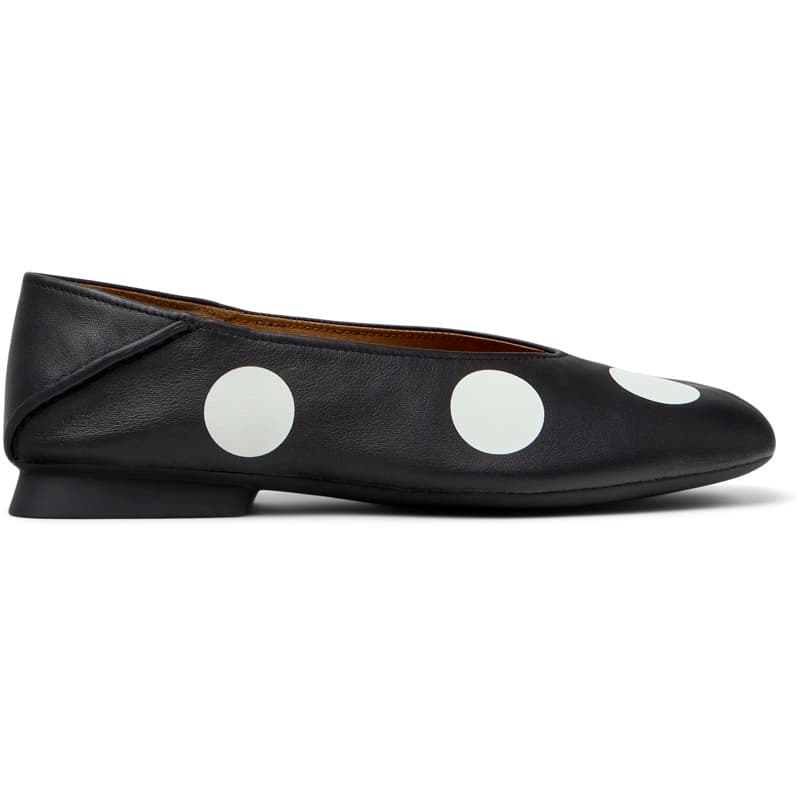 CAMPER Twins - Ballerinas for Women - Black, size 41, Smooth leather