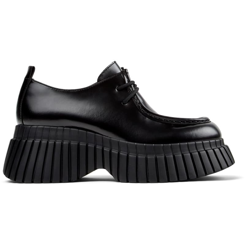 CAMPER Pix BCN - Chaussures habillées pour Femme - Noir, taille 41, Cuir lisse