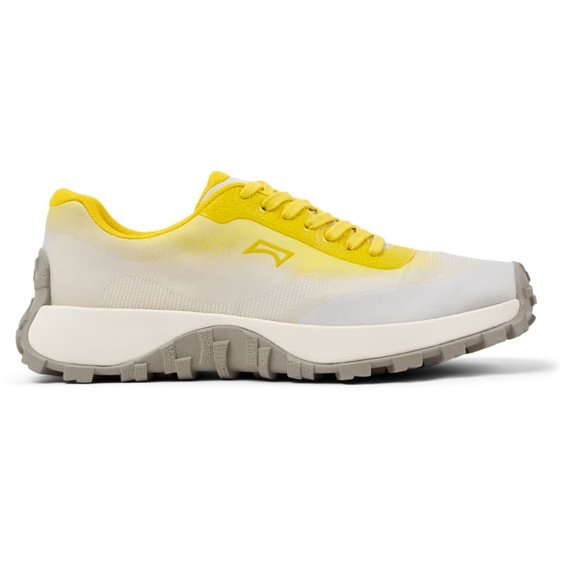 CAMPER Drift Trail - Baskets pour Femme - Gris,Jaune, taille 36, Tissu en coton