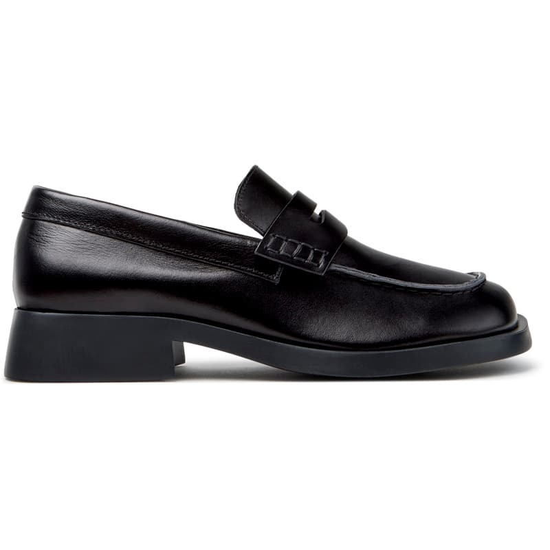 CAMPER Donna - Chaussures habillées pour Femme - Noir, taille 38, Cuir lisse