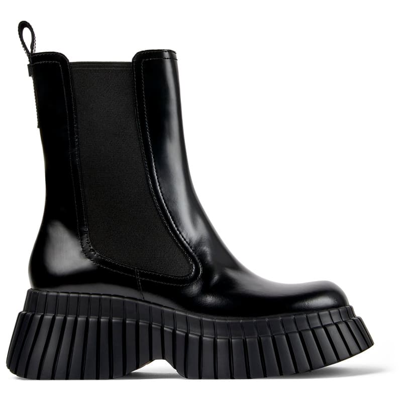 CAMPER BCN - Bottines pour Femme - Noir, taille 36, Cuir lisse