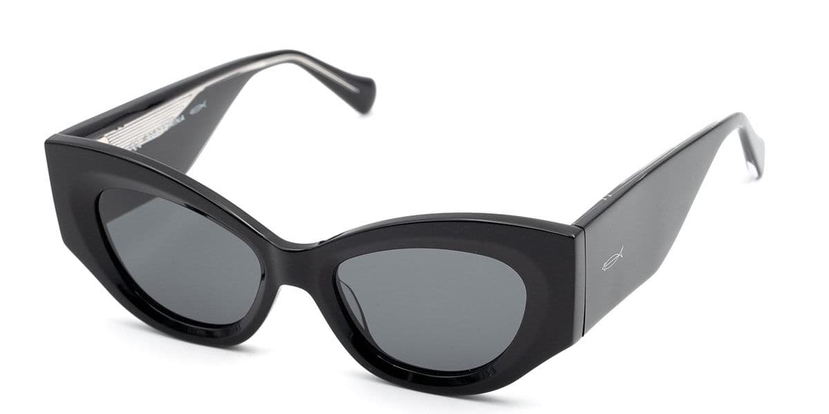 Saraghina ELETTRA 550KL Women’s Sunglasses Black Size 50