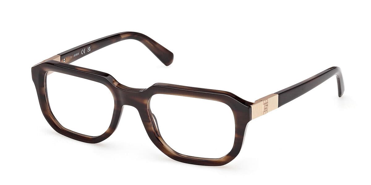 Guess GU50332 Men's Glasses, Brown, Size 52