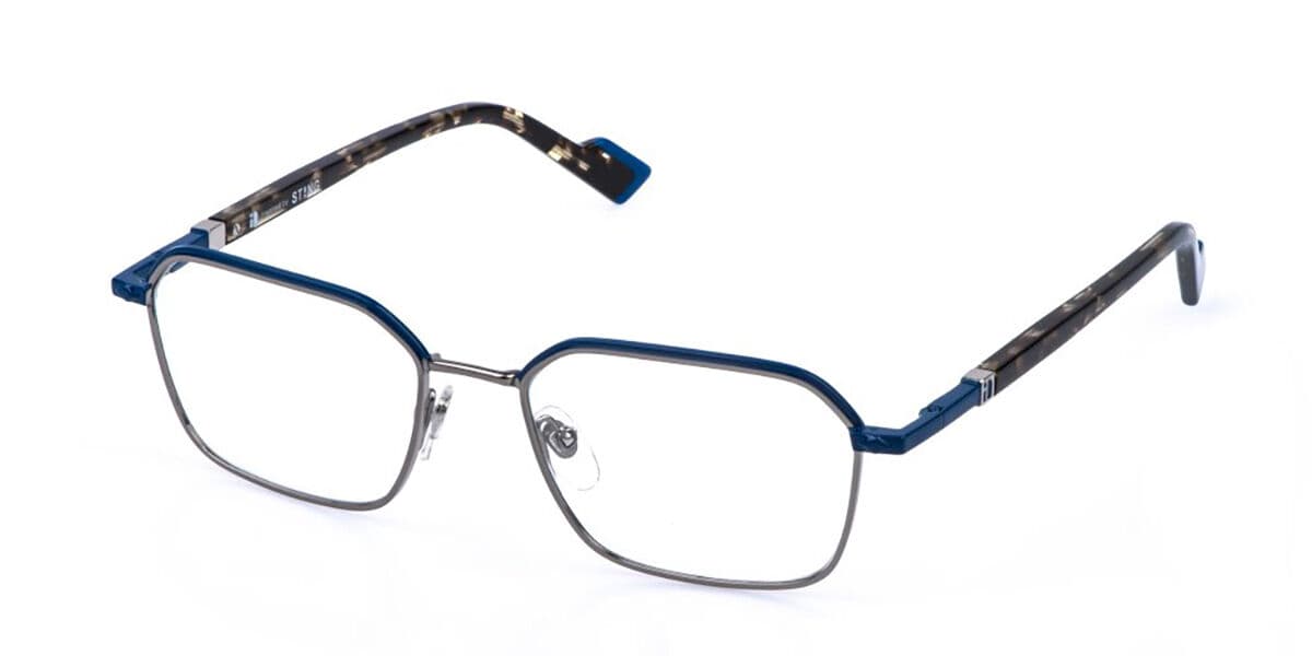 Sting VST596 Men's Glasses, Silver, Size 54