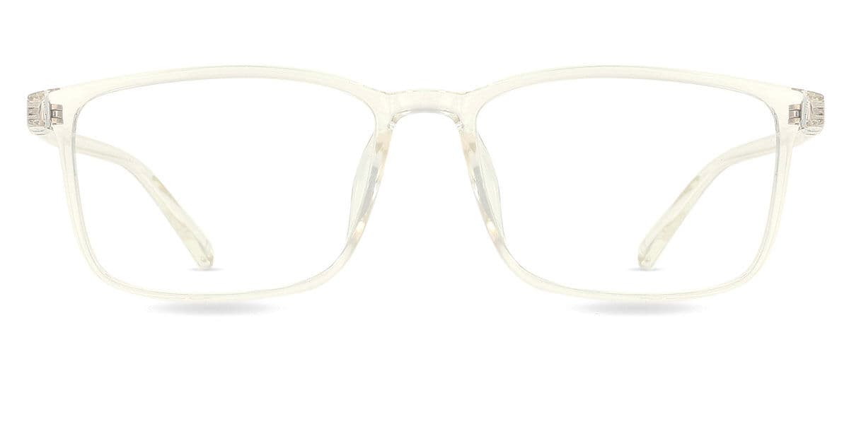 Rectangle Full Rim TR90 Men's  Prescription Glasses Online Clear  Size 53 - Blue Light Block Available - SmartBuy Collection