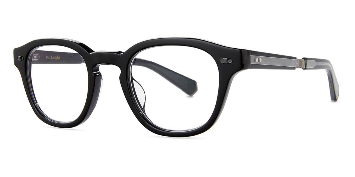 Garrett Leight JAMES C Men's Glasses, Black, Size 46