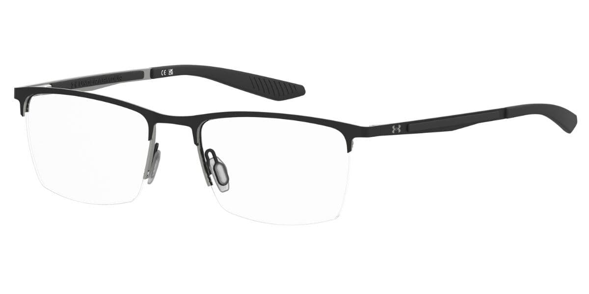 Under Armour UA 5115/G Asian Fit Men's Glasses, Black, Size 55