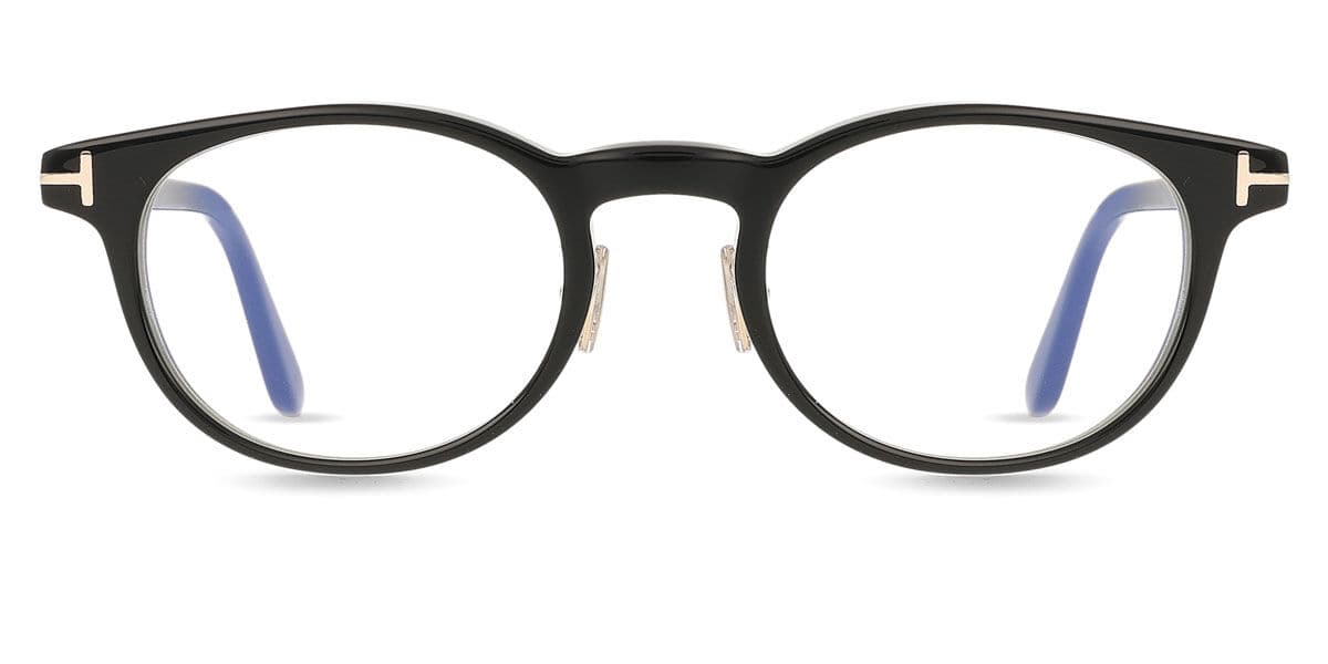 Tom Ford FT6112-D-B Asian Fit Men's Glasses, Black, Size 49