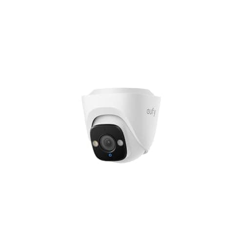 eufy PoE Bullet Security Camera E41, NVR Wired Add On Cam, Requires eufy NVR,4K UHD, 24/7 Recording, Human/Vehicle/Pet AI Detection, Red and Blue