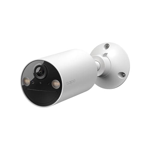 TP-Link Tapo Wire-Free Outdoor 2K Security Camera, 1-6 Months Battery Life, Smart Person and Motion Detection, SD/Cloud Storage, Spotlight Color Night