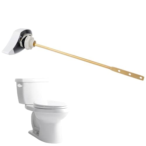 Hibbent Toilet Handle Tank Flush Lever Replacement Compatible with TOTOTHU004-CP Trip Lvr for ST701, CST854, CST884,Side Mount Toilet Flush Handle,