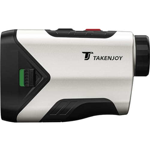1200Y Golf Rangefinder with Slope, 7X Magnification Range Finder Golf with Flag Locking Vibration, Rechargeable Golf Range Finder with Magnet