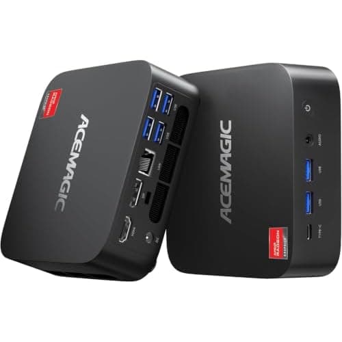 ACEMAGIC Mini PC K1 Ryzen Embedded R2544 8GB DDR4 RAM 256GB Mini PC Win11 Pro(Beats 3550H/4300U/3500U/N150, Mini Computer 4K Dual