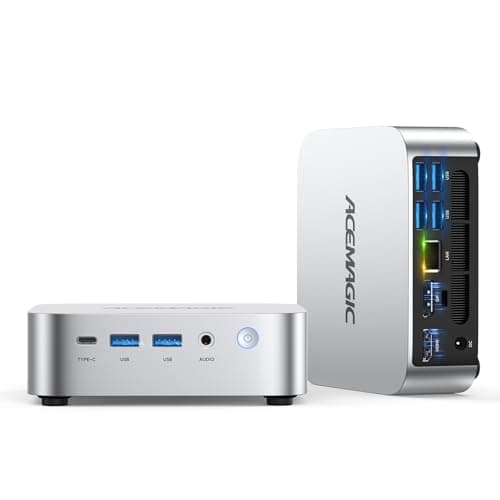 ACEMAGIC K1 Mini PC, Intel Core i5-12600H 16GB DDR4 512GB SSD, Mini Computers (4.5GHz, 12C/16T) PCIe3.0 Type-C/LAN 2.5G/HDMI/DP,4K Triple Display Win