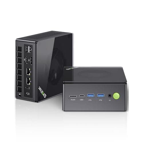 GMKtec Gaming Mini PC AMD Ryzen 7 8845HS(Upgraded 8745HS) 32GB DDR5 1TB SSD, Desktop Computer Oculink, Dual NIC 2.5G, HDMI 2.1, USB4.0 K8 Plus
