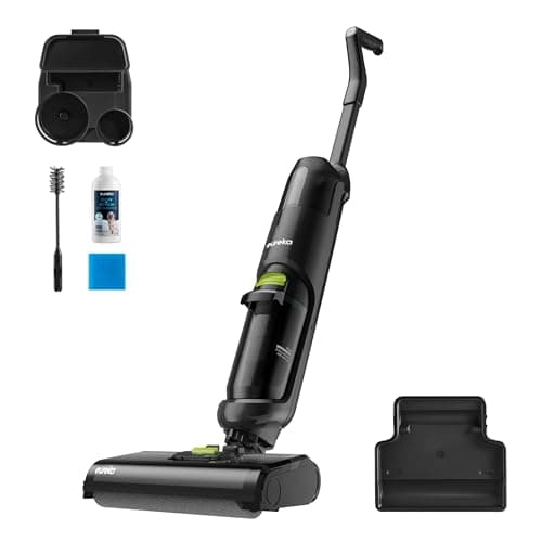Eureka Cordless Wet Dry Vacuum Cleaner, Vacuum and Mop All in One for Multi-Surfaces, Powerful Hard Floor Cleaner Lightweight w/Self-Cleaning System,