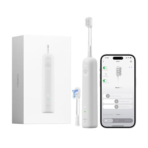 Laifen Wave Special Rechargeable Toothbrush for Adults, Waterproof, Grey | Oscillation & Vibration, Ultra Whitening, Travel Friendly, 50-Day Battery,