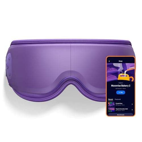 RENPHO Eyeris Ultra Quiet Eye Massager with Heat, Birthday Gifts Eye Care, Lightweight Heated Eye Mask, New Year Gifts for Women Mom Men Girls,