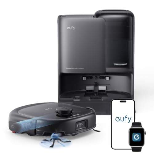 eufy E25 Robot Vacuum and Mop Combo, 20,000 Pa, HydroJet Roller Mop | Genuine eufy Part, Large Capacity, Leak-Proof Design, Easy Disposal for
