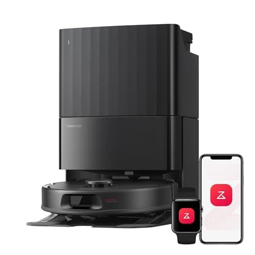 Roborock 2026 New Qrevo S Pro Robot Vacuums and Mop, 18,500Pa Suction | Anti-Tangle Brushes, Reactive AI Obstacle Recognition, 75℃ High-Temp