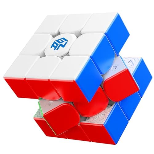 GAN 14 Maglev Pro Magnetic Speed Cube Frosted 3x3, Pro Level Anti-POP & 1296 Customizable Feels, Brain Teasers 3D Puzzle Toy for Kids Adults Travel