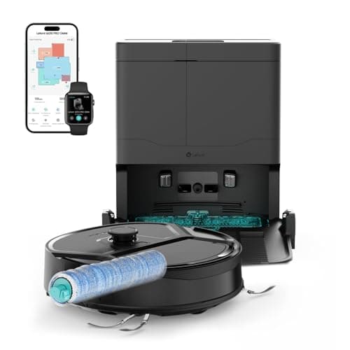 Lefant M210 PRO Omni Robot Vacuum and Mop, 20000Pa Suction, Self-Cleaning & Auto Drying Roller Mop, LiDAR Navigation, Ideal for Pet Hair, Slim, 5G