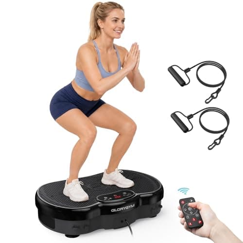 Vibration Plate for Weight Loss & Body Shaker Machine, Professional Full Body Vibration Machine with Wider Platform, Ultra Stable & Quiet, 120 Speeds,