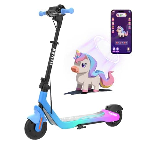 NAVEE V25 V40 V50 Electric Scooter,Max 20 MPH & 25/40/50 KM,10" Self-Sealing Tubeless/10 * 3" Pneumatic, 600W/700W MAX Power,Foldable E-Scooter for