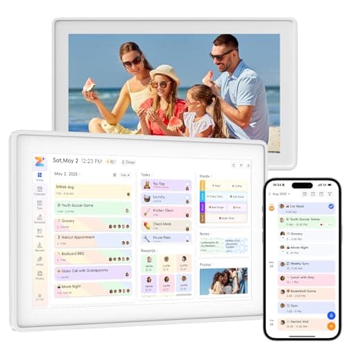 Kinstone 15.6 Inch Smart Digital Calendar with Touchscreen | WiFi Family Organizer & Digital Photo Frame, Shared Calendar, Chore Chart, Meal Planner,
