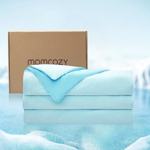Momcozy Life CoolMurm Cooling Comforter for Hot Sleepers, Full/Queen 90"x90" Soft Breathable Pregnancy Cooling Blanket, 3-Second Cooling, 8 Hours+