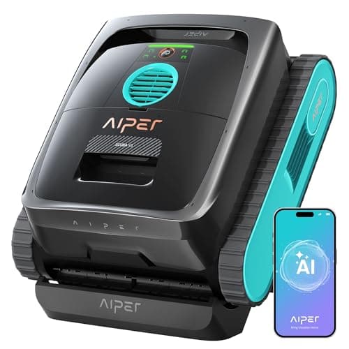 (2026 New) AIPER Scuba V3 AI Vision Cordless Robotic Pool Cleaner, 10x Faster Pool Cleaning with AI Patrol, 24/7 Auto Cleaning, Smart Waterline