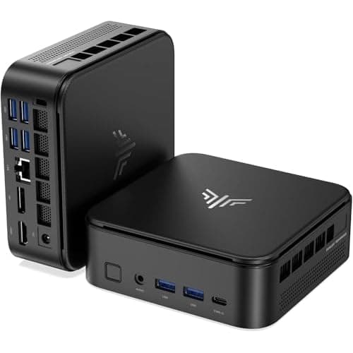 KAMRUI E3B Mini Gaming PC, AMD Ryzen 5 7430U (6C/12T, Up to 4.3GHz) Mini Computer, 16GB DDR4 512GB M.2 SSD Mini PC W11 PRO, 4K Triple Display/WiFi