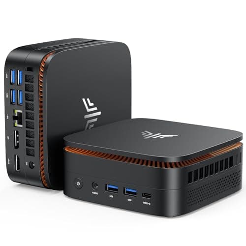 KAMRUI Pinova P1 Mini PC AMD Ryzen 3300U(Βeats N5095/N5105,up to 3.5GHz), Mini PC W11 Pro 16 GB+1TB M.2SSD, Mini Computer 4K Triple
