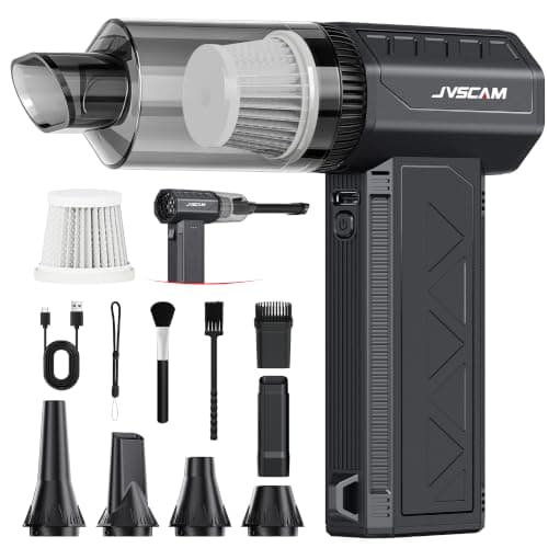 Compressed Air Duster&Vacuum Cleaner, 3-in-1 150000RPM Cordless Air Blower | Car Vacuum Cleaner with Brushless Motor Rechargeable 3-Speed,multiple