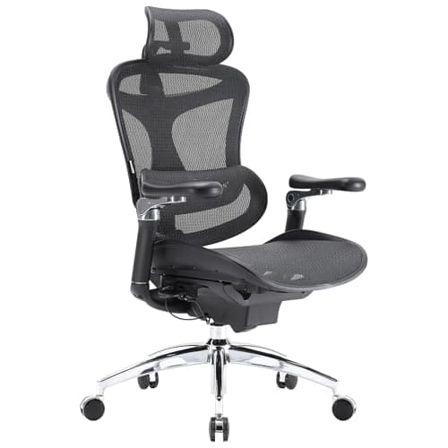 SIHOO Doro C300 Pro Ergonomic Office Chair with Ultra-Soft 6D,Pitch Black | SIHOO Doro C300 Pro Ergonomic Office Chair with Ultra-Soft 6D Armrests,