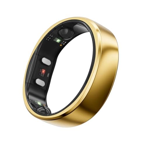 RingConn Gen 2 Smart Ring, No App Subscription, Size First with Sizing Kit, 12-Day Battery Life, Stress/Women's Health Tracker, Compatible with