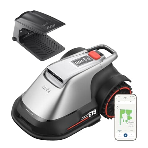 eufy E18 Robot Lawn Mower, Auto Mapping, Max 0.3 Acres, Vision Navigation Lawn Mower, Multi-Zone Management, Electric Robotic Lawnmower with AI