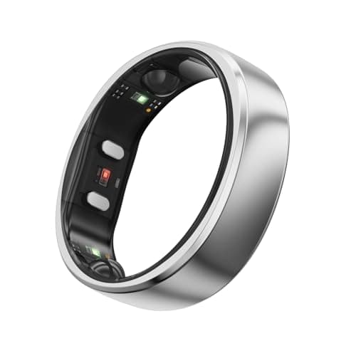 RingConn Gen 2 Smart Ring, No App Subscription, Size First with Sizing Kit, 12-Day Battery Life, Stress/Women's Health Tracker, Compatible with