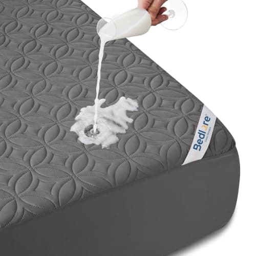 BEDLORE Waterproof Mattress Protector, California King Size Mattress Pad with Deep Pocket 6"-21" Depth, Soft & Noiseless Dirt-Proof Bed Mattress Cover