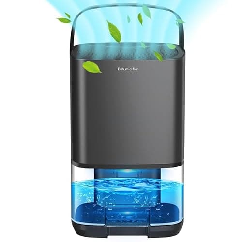MADETEC Dehumidifier, Small Dehumidifiers for Home 350Sq.ft, 35 OZ Water Tank with Auto-off, Ultra Quiet, Enery-saving, Mini Dehumidifer for Basement