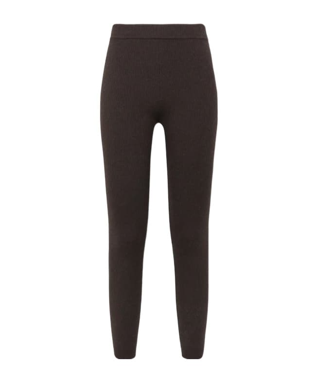 ribbed wool leggings